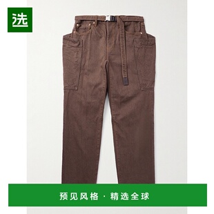 2503756M601直筒裤 1h可退 束带直筒牛仔裤 男士 Sacai