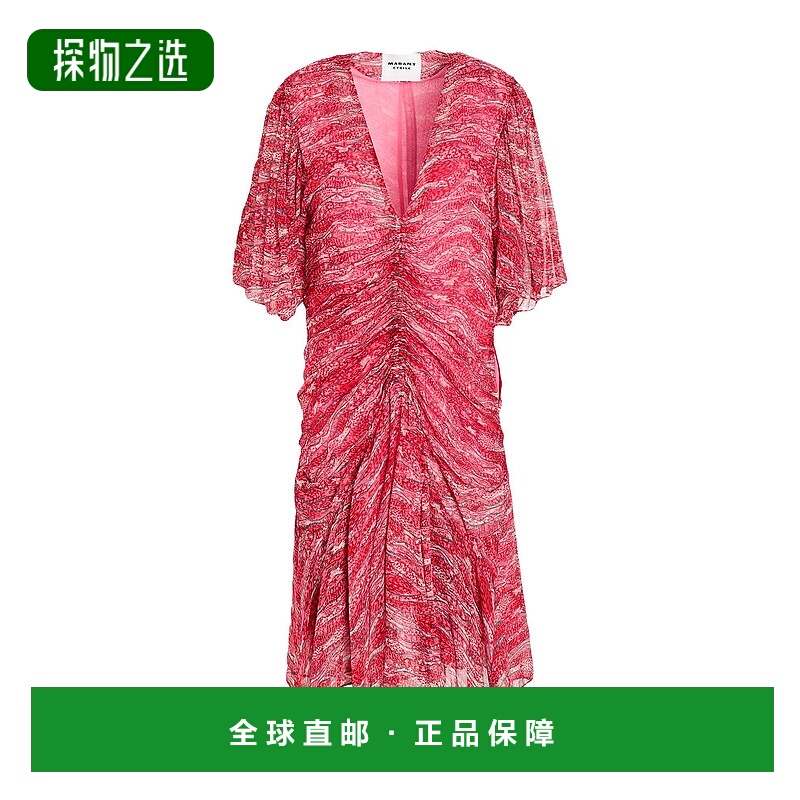 香港直邮ISABEL MARANT 女士 短款连衣裙 red红色 舒适时尚