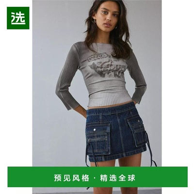 【美国直邮】bdg 女士 半身裙牛仔工装时尚潮流穿搭舒适高级感