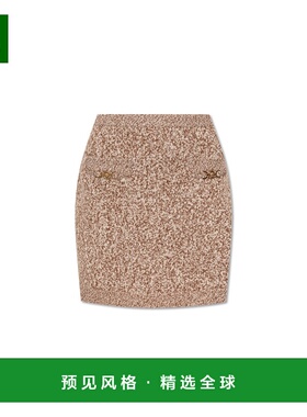 1h可退 香港直邮Versace 范思哲 女士 针织半身裙 10203811A15451