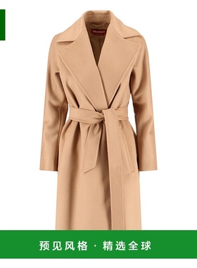 香港直邮MaxMara 麦斯玛拉 女士 Studio Dravenna 束帶大衣 25260