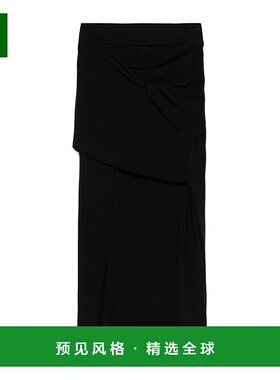 香港直邮Toteme 垂坠中长半身裙 244WRT0398YA0087a字裙