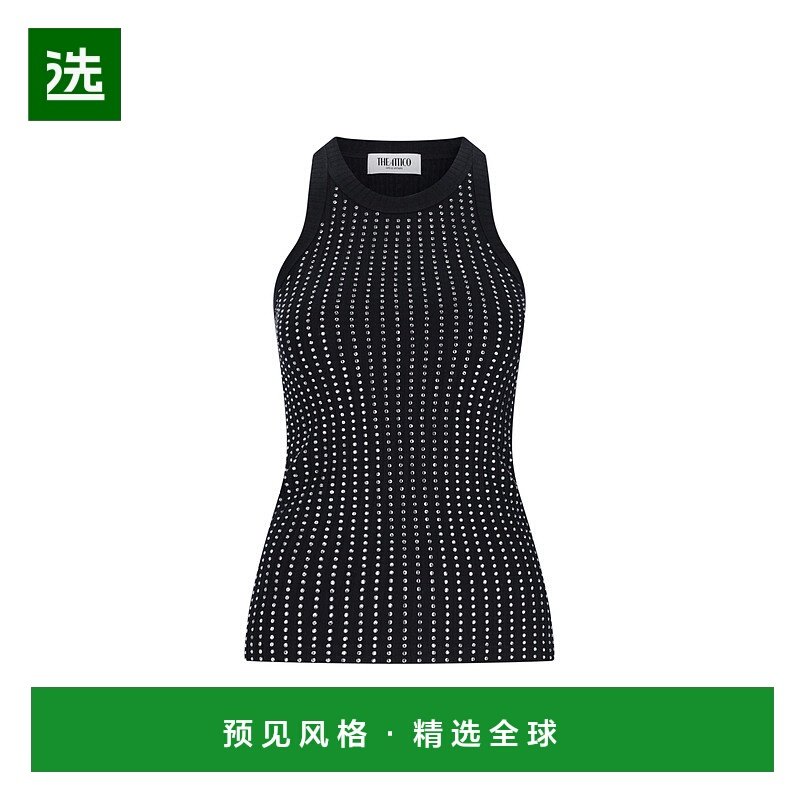 1h可退 香港直邮The Attico 女士 针织罗纹背心 250WCN00004JJJ05,女装/女士精品,背心吊带,淘宝优惠券,粉丝福利购,淘宝优惠卷