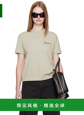 1h可退 香港直邮Essentials 女士 灰褐色 Classic Fit T 恤 125SP