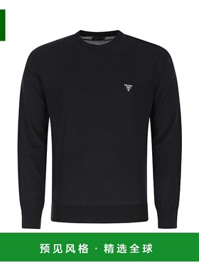 1h可退 香港直邮Prada 普拉达 男士 標誌刺繡圓領套頭衫 UMB264S2