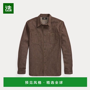 欧洲直邮RalphLauren拉夫劳伦 RRL牛仔工作服衬衫男装