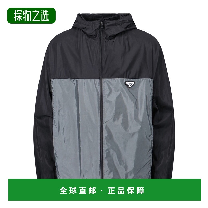 香港直邮Prada 拉链连帽夹克 SGC6011WQ9SBOO
