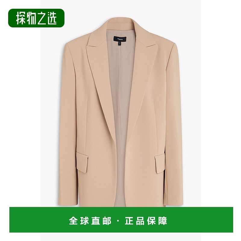 香港直邮THEORY 希尔瑞 女士 绉纱西装外套 M1109102W0G