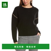 1h可退 Tahari落肩链条羊毛混纺毛 Tahari 美国直邮 Elie