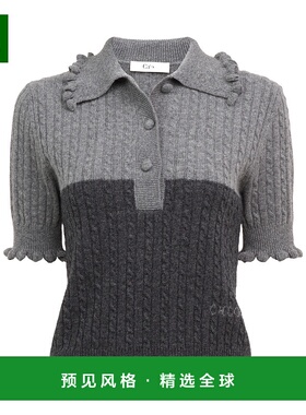 香港直邮Chloe 羊毛和羊绒针织短袖针织衫 CH25WMP41570