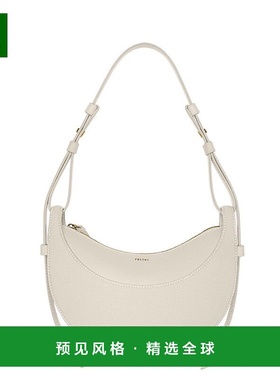 欧洲直邮POLENE  Numéro Dix粉笔色荔枝纹小牛皮半月包腋下包