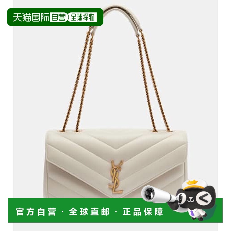 1h可退 香港直邮Saint Laurent 圣罗兰 女士 Lou Lou 中号皮革肩