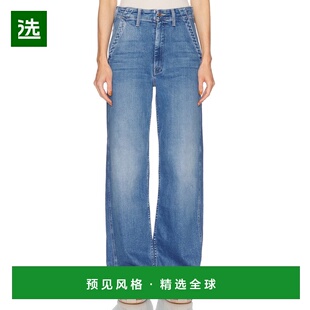 1h可退 香港直邮mother 女士 Major Prep Sneak 拉链牛仔裤 11498