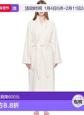 1h可退 香港直邮Tekla 女士 灰白色 Terry Classic 浴袍 CBTH8