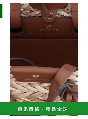 香港直邮ANYA HINDMARCH 女士手提包 155120NATURAL AW2024