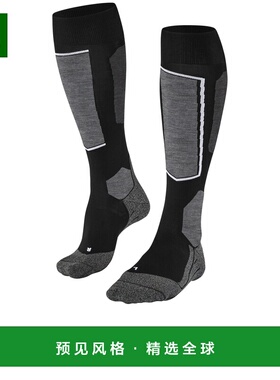 1h可退 香港直邮Falke 男士 F SK6 袜子 76107 black黑色 舒适时