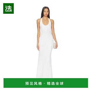 1h可退 香港直邮Danielle Guizio 女士 围巾领开襟连衣裙 H25417K