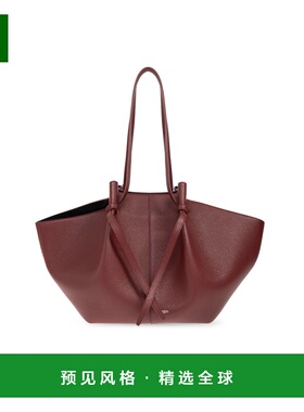 香港直邮YUZEFI 女士手提包 YUZPF24HBLM0L037 SS2026 酒红色