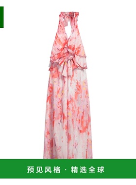 1h可退 香港直邮Msgm 女士 长款连衣裙 red红色 舒适时尚