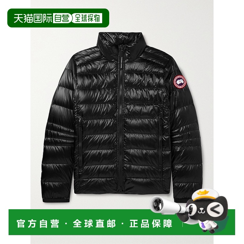 1h可退 香港直邮Canada Goose 加拿大鹅 男士 Crofton 修身绗缝再