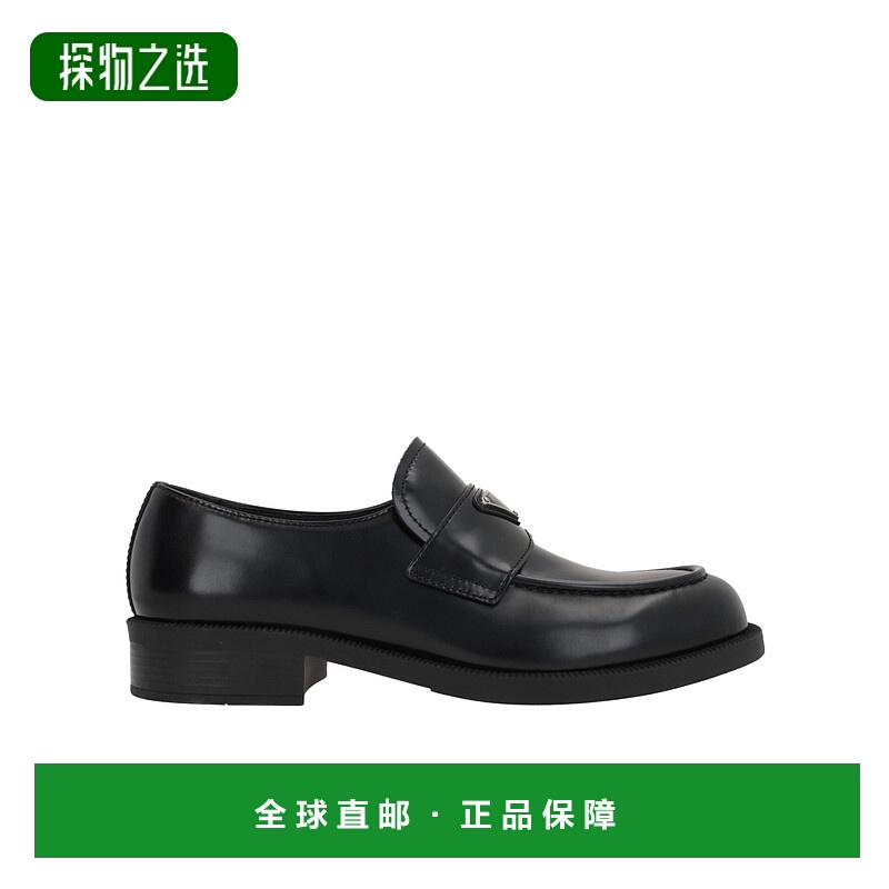 香港直邮Prada 圆头乐福鞋 2DE145055FG000普拉达一脚蹬