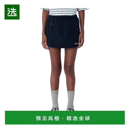 香港直邮Miu Miu 徽标图案迷你裙 MG251818E3