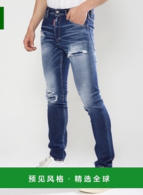 韩国直邮DSQUARED2 COOL GUY 牛仔裤 宽松直筒设计 S74LB1452 S30