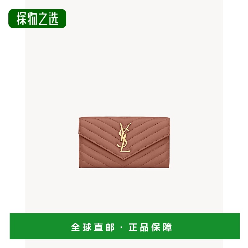 欧洲直邮YSL (2025) CASSANDRE 大号小羊皮钱包信封