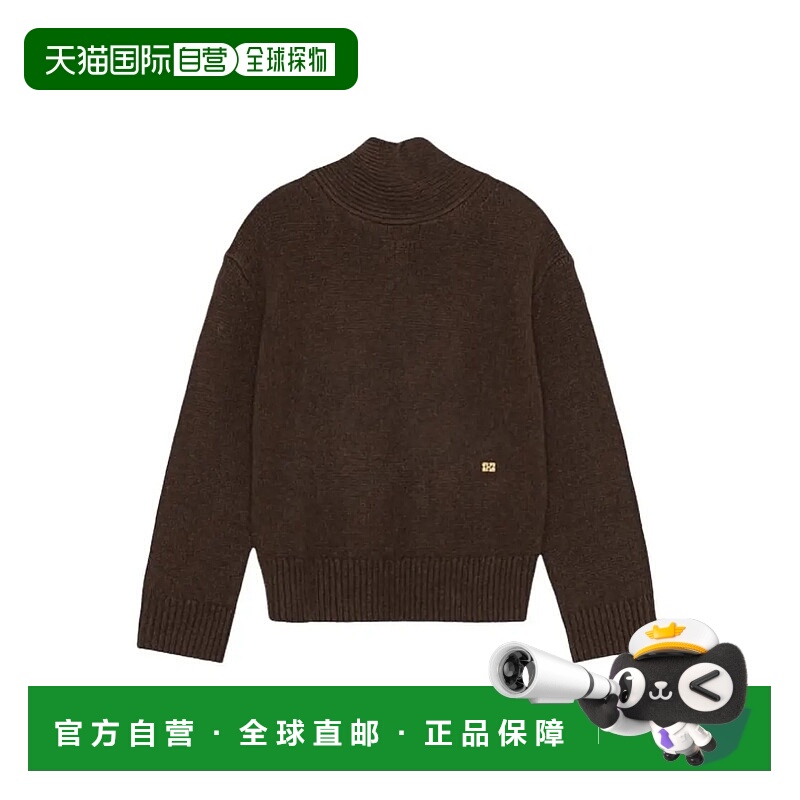 香港直邮GANNI 甘尼 女士 棕色羊毛牦牛毛衣 K2611