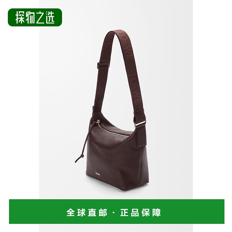 1h可退 欧洲直邮LOEWE (2025) 小号 Cubi 斜挎包，采用柔软粒面小