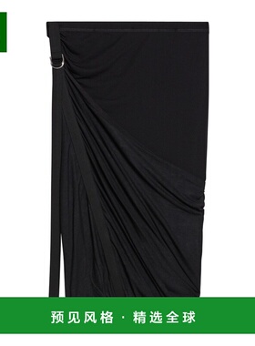 香港直邮HELMUT LANG 女士半身裙 O09HW302001 SS2025 黑色