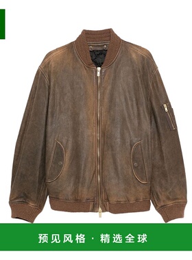1h可退 香港直邮GOLDEN GOOSE 男士 拉鍊飛行員夾克 GUP02489P002