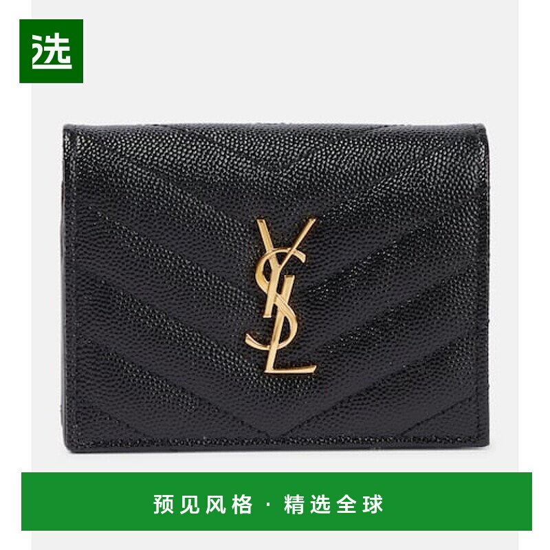 1h可退 香港直邮Saint Laurent 圣罗兰 女士 Cassandre 皮革翻盖