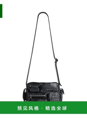 欧洲直邮BALENCIAGA (2025新品) 男士黑色 Superbusy 相机包