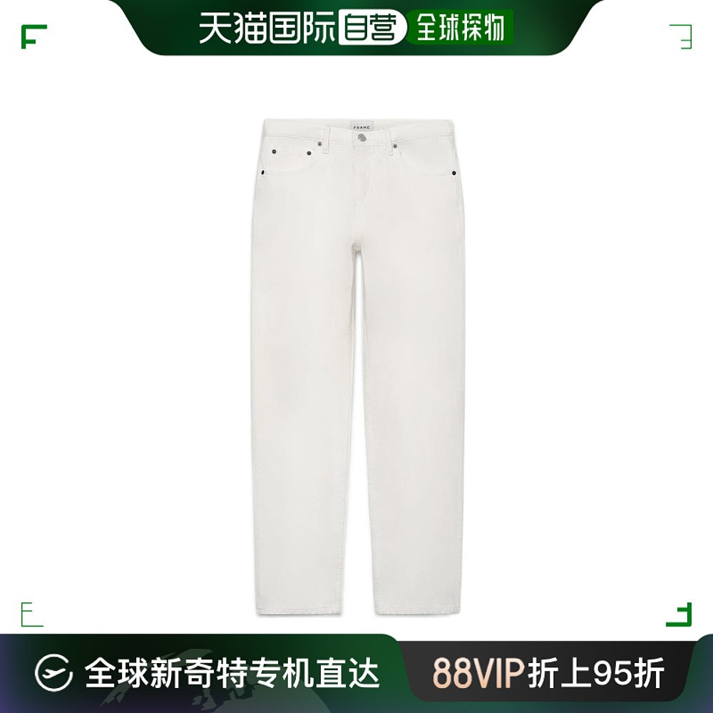 香港直邮Frame 腰带环牛仔长裤 LMHST728OFFWHITE 男装 牛仔裤 原图主图