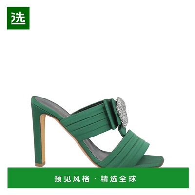 1h可退 香港直邮Rupert Sanderson 女士 凉鞋 green绿色 舒适时尚