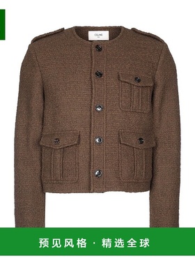 香港直邮Celine 思琳 男士 紐扣圓領 Chasseur 夾克 RV0SJ593V