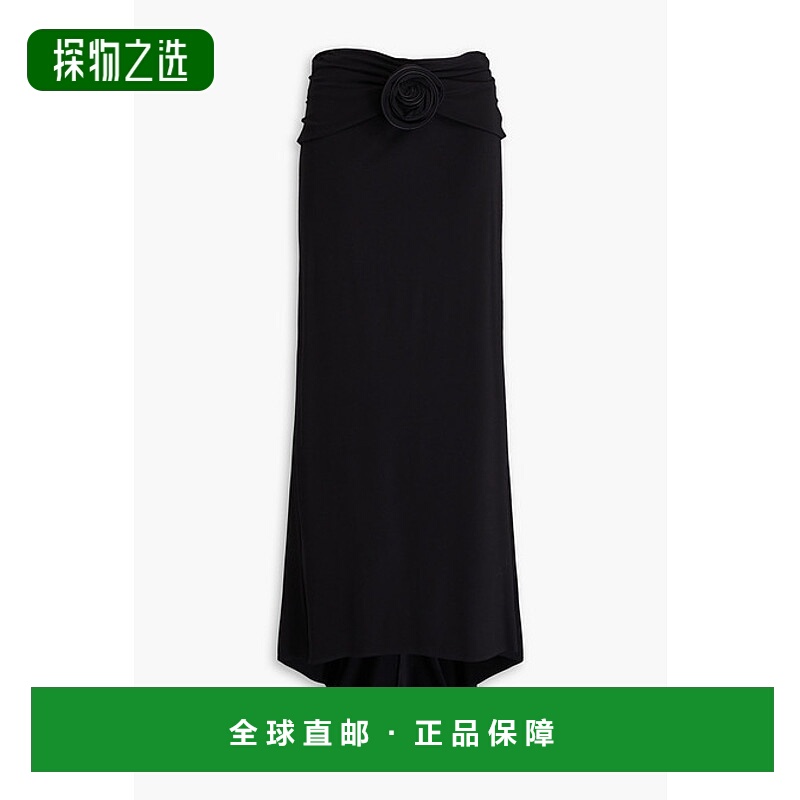 香港直邮magda butrym 女士 花朵装饰针织长款半身裙 AW23SKIRT02