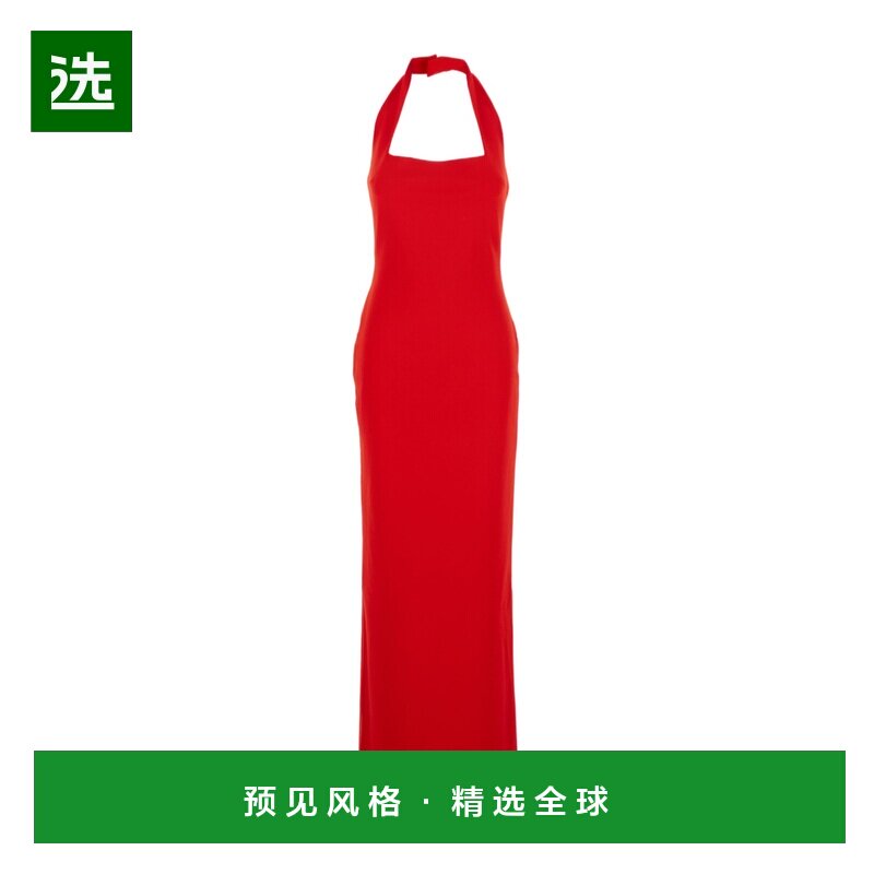 香港直邮SOLACE LONDON 女士连衣裙 OS44047RED - 实物图