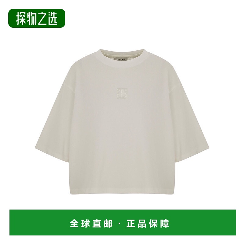 香港直邮ANINE BING 女士 迈尔斯T恤 A0810920 white白色 舒适时