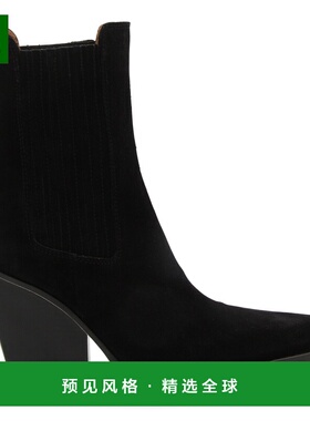 1h可退 香港直邮Paris Texas 女士 DALLAS 黑色皮质靴子 PX613XV0