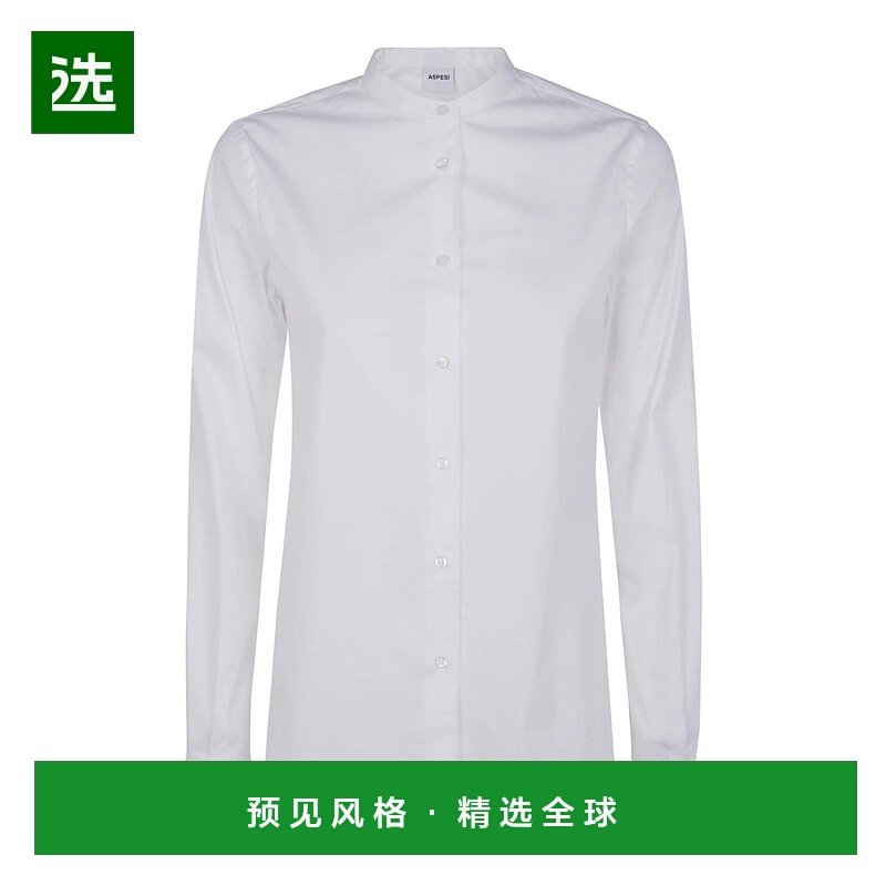 香港直邮ASPESI 女士衬衫 G5416680729072 SS2025 白色 Long Slee,女装/女士精品,衬衫,淘宝优惠券,粉丝福利购,淘宝优惠卷