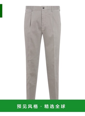 1h可退 香港直邮Incotex 男士 灰色棉质长裤 ZX541W40947929