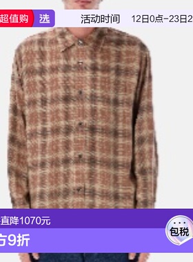 1h可退 香港直邮Stussy 斯图西 男士 Matthew TENCEL™ 印花衬衫 1