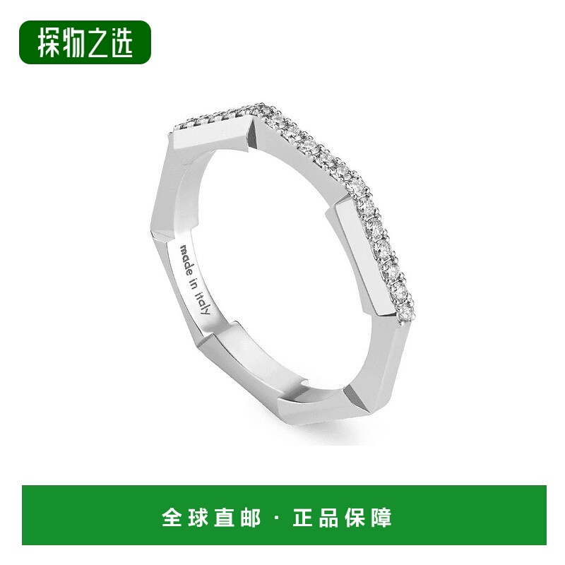 香港直邮Gucci 钻石密钉戒指 YBC662140