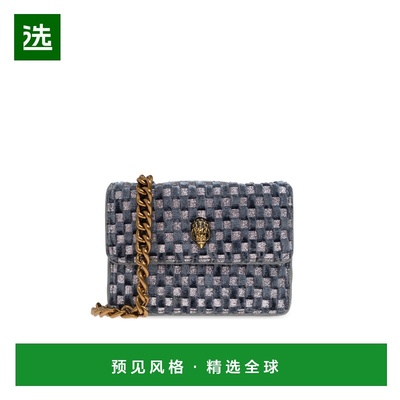 香港直邮KURT GEIGER 女士斜挎包 MICROKENSINGTON0BLUEDRKCSYNTH