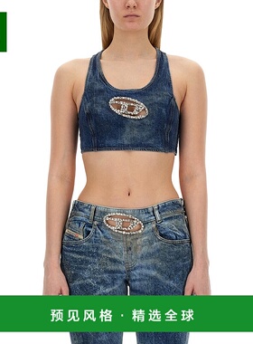 1h可退 香港直邮Diesel 迪赛 女士 带Logo上衣 A138210PGAL01背心