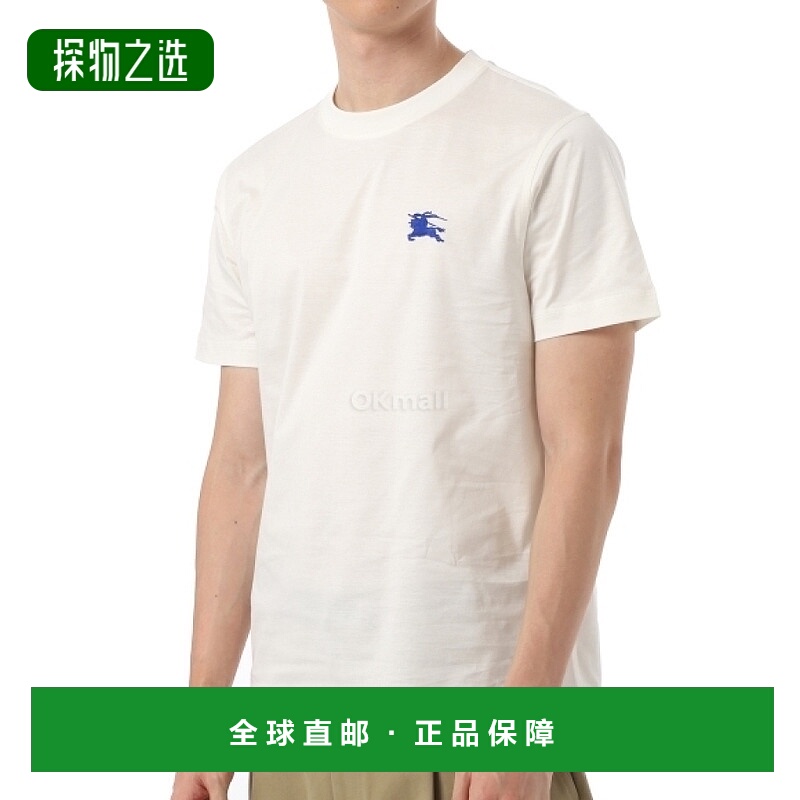 韩国直邮BURBERRY EKD 徽标棉质短袖 T 恤 (8107455)博柏利