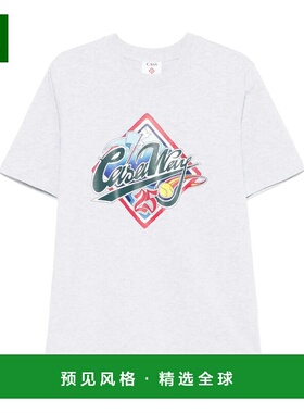 香港直邮CASABLANCA 男士T恤 MS25JTS00102 SS2025 白色