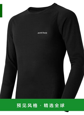 1h可退 香港直邮mont-bell 男士户外T恤 2307125BK CO 黑色 ZEO-L